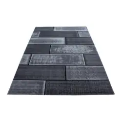 Webteppich Schwarz Naturfaser Plus Black 160x230 Cm