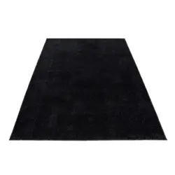 Hochflor Teppich Anthrazit Ata 140x200 Cm
