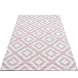 Webteppich Pink Naturfaser Plus Pink 120x170 Cm