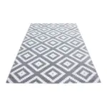 Möbelix Webteppich Grau Naturfaser Plus Grey 160x230 Cm