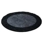 M&ouml;belix Hochflor Teppich Anthrazit Life Rund &Oslash; 200 cm