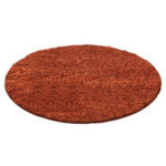 Möbelix Hochflor Teppich Terra Cotta Life Rund Ø 200 Cm