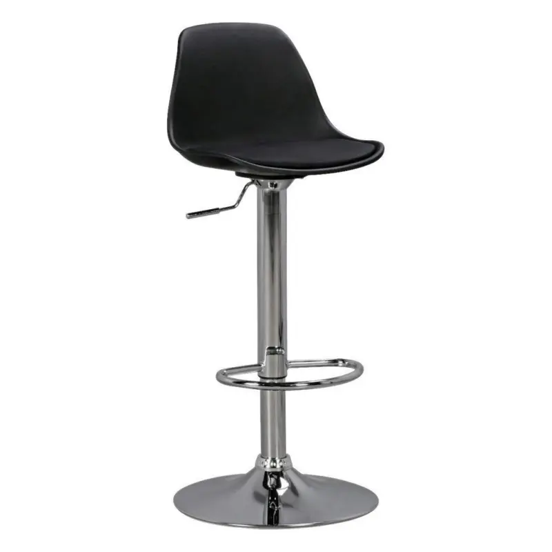 Barhocker Drehbar Korsika Schwarz/ Chromfarben