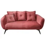 Möbelix 2,5-sitzer-sofa Baggio Mit Kissen Koralle