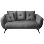 M&ouml;belix 2,5-sitzer-sofa Baggio Mit Kissen Grau
