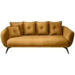 Möbelix 3-sitzer-sofa Baggio Mit Kissen Gelb