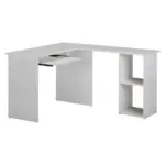 Möbelix Eckschreibtisch Mit Auszug B 140 H 76 Cm Wohnling, Weiß