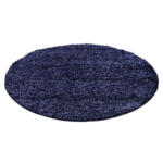 Möbelix Hochflor Teppich Dunkelblau Life Rund Ø 160 Cm