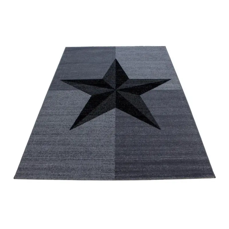 Hochflor Teppich Grau Plus 200x290 Cm