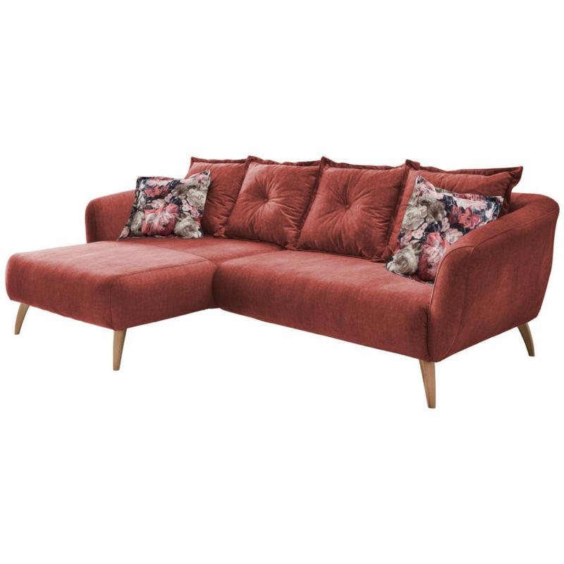 Ecksofa Baggio Koralle S: 162/277 Cm