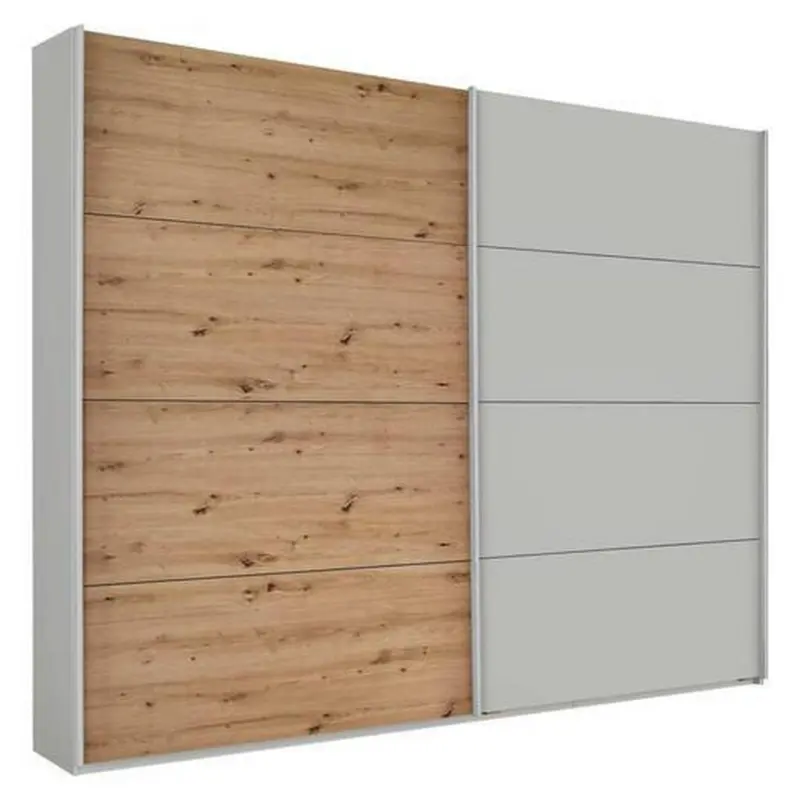 Schwebet&uuml;renschrank 271 Cm Feldkirch 8, Grau/eiche Dekor