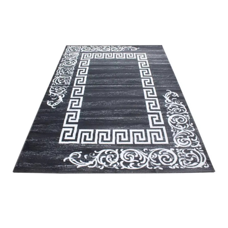 Webteppich Grau Naturfaser Miami 160x230 cm
