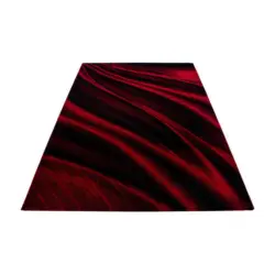 Teppich Läufer Rot Miami 80x300 Cm