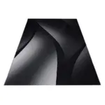 Möbelix Teppich Läufer Schwarz/Weiß Plus 80x300 cm