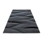 Möbelix Webteppich Schwarz Naturfaser Lucca 200x290 cm