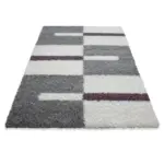 Möbelix Hochflor Teppich Lila Gala 140x200 cm