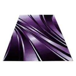Webteppich Lila Naturfaser Parma 160x230 Cm