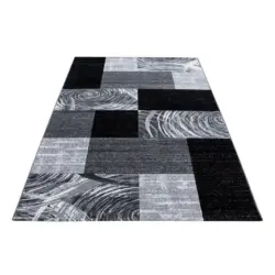 Teppich Läufer Schwarz Parma 80x300 Cm