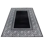 Möbelix Teppich Läufer Schwarz/Weiß Parma 80x300 cm