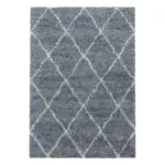 Möbelix Hochflor Teppich Grau Alvor 200x290 cm