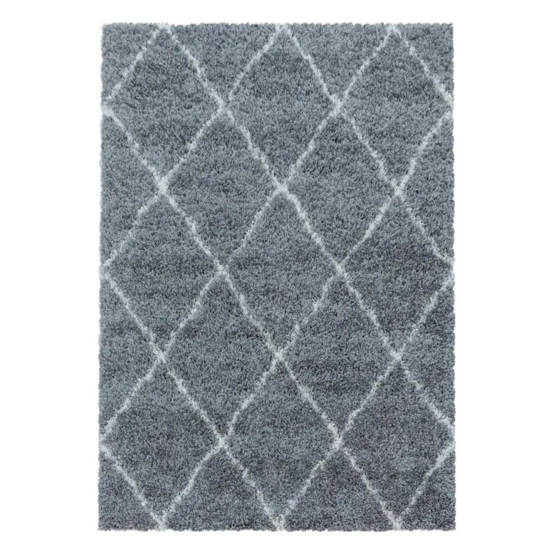Hochflor Teppich Grau Alvor 160x230 Cm