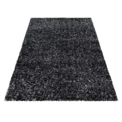 Hochflor Teppich Anthrazit Enjoy 160x230 Cm