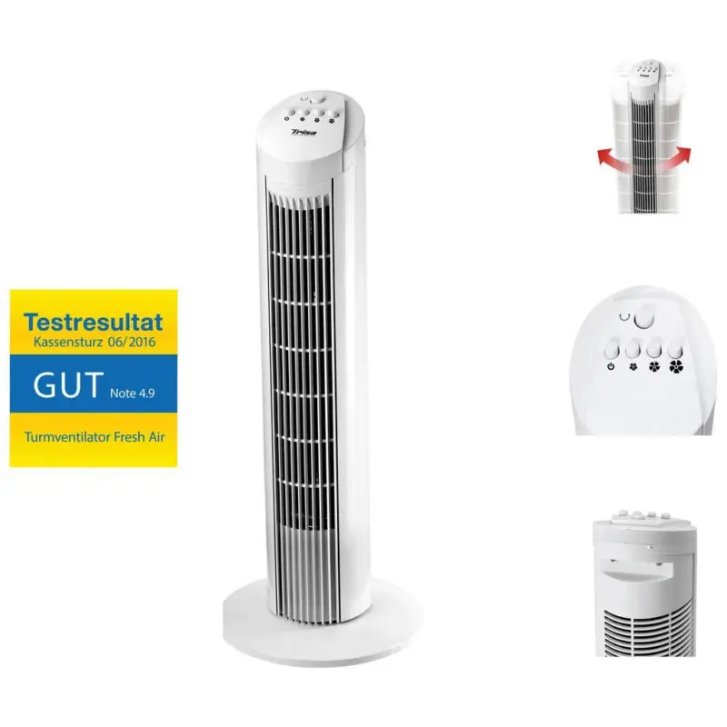 Turmventilator 45 W Fresh Air H: 77 cm