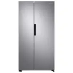Möbelix Side-by-side Rs66a8100sl/ef Edelstahlfarben Mit Eierablage
