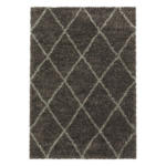 Möbelix Hochflor Teppich Taupe Alvor 160x230 cm