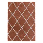 Möbelix Hochflor Teppich Terra Cotta Alvor 160x230 Cm