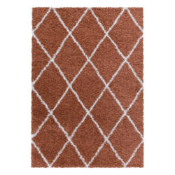 Hochflor Teppich Terra Cotta Alvor 120x170 Cm