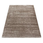 Möbelix Hochflor Teppich Taupe Brilliant 120x170 Cm