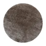 Möbelix Hochflorteppich Brilliant Taupe Rund Ø 120 Cm