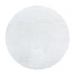 Möbelix Hochflor Teppich Weiß Brilliant Rund Ø 160 cm
