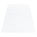 Möbelix Hochflor Teppich Weiß Brilliant 140x200 cm