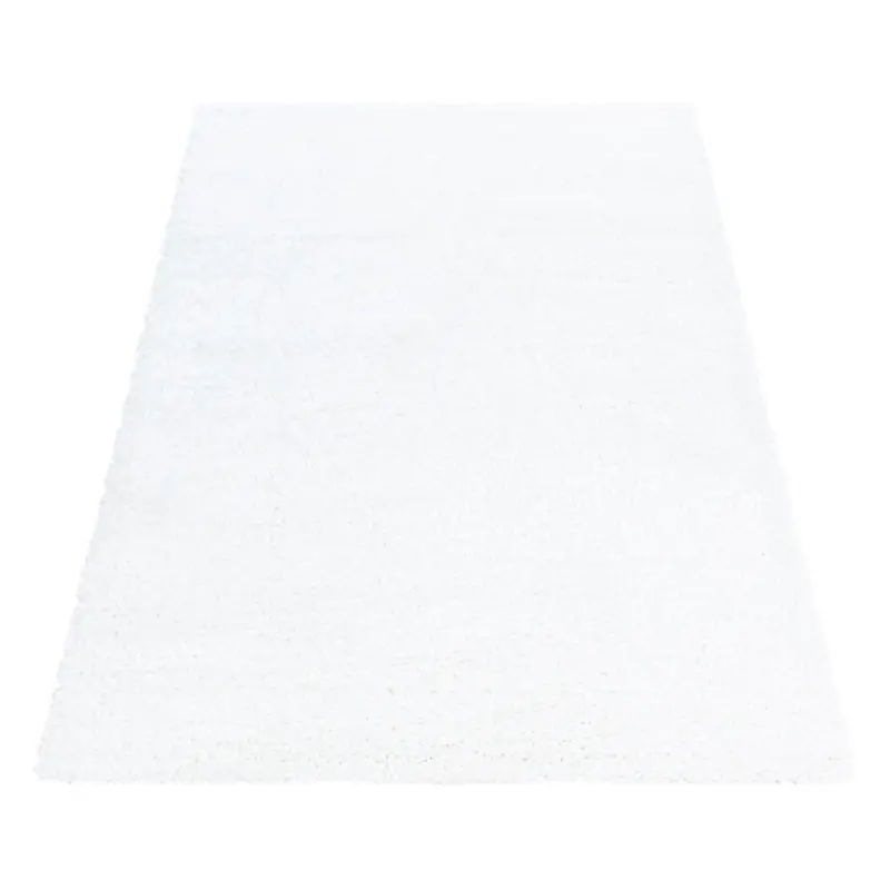 Hochflor Teppich Weiß Brilliant 160x230 Cm