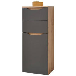 Unterschrank Mit Softclose Giga B: 40 Cm, Eiche/anthrazit