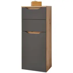 Unterschrank Mit Softclose Giga B: 40 Cm, Eiche/anthrazit