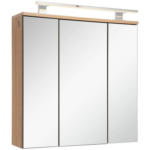 Möbelix Spiegelschrank Giga Mit Led 3- Türig Bht 70x70x19 Cm