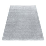 Möbelix Hochflor Teppich Silber Brilliant 240x340 cm