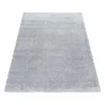 Möbelix Hochflor Teppich Silber Brilliant 240x340 Cm