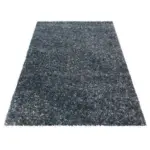 Möbelix Hochflor Teppich Blau Enjoy 160x230 cm