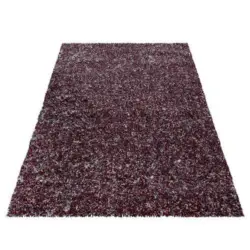 Hochflor Teppich Rot Enjoy 80x150 cm