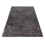 Möbelix Hochflor Teppich Taupe Enjoy 80x150 cm