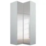 Möbelix Eckschrank Mit Spiegel 100 Cm Alabama, Seidengrau