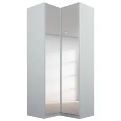 Eckschrank Mit Spiegel 100 Cm Alabama, Seidengrau