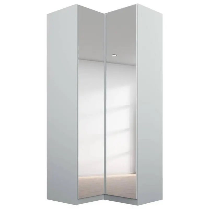 Eckschrank Mit Spiegel 100 Cm Alabama, Seidengrau