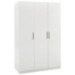 Möbelix Drehtürenschrank M. Soft-close 137cm Unit Weiß