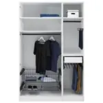 Möbelix Offener Kleiderschrank 137 Cm Unit Weiß