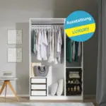 Möbelix Offener Kleiderschrank 137 Cm Unit Weiß